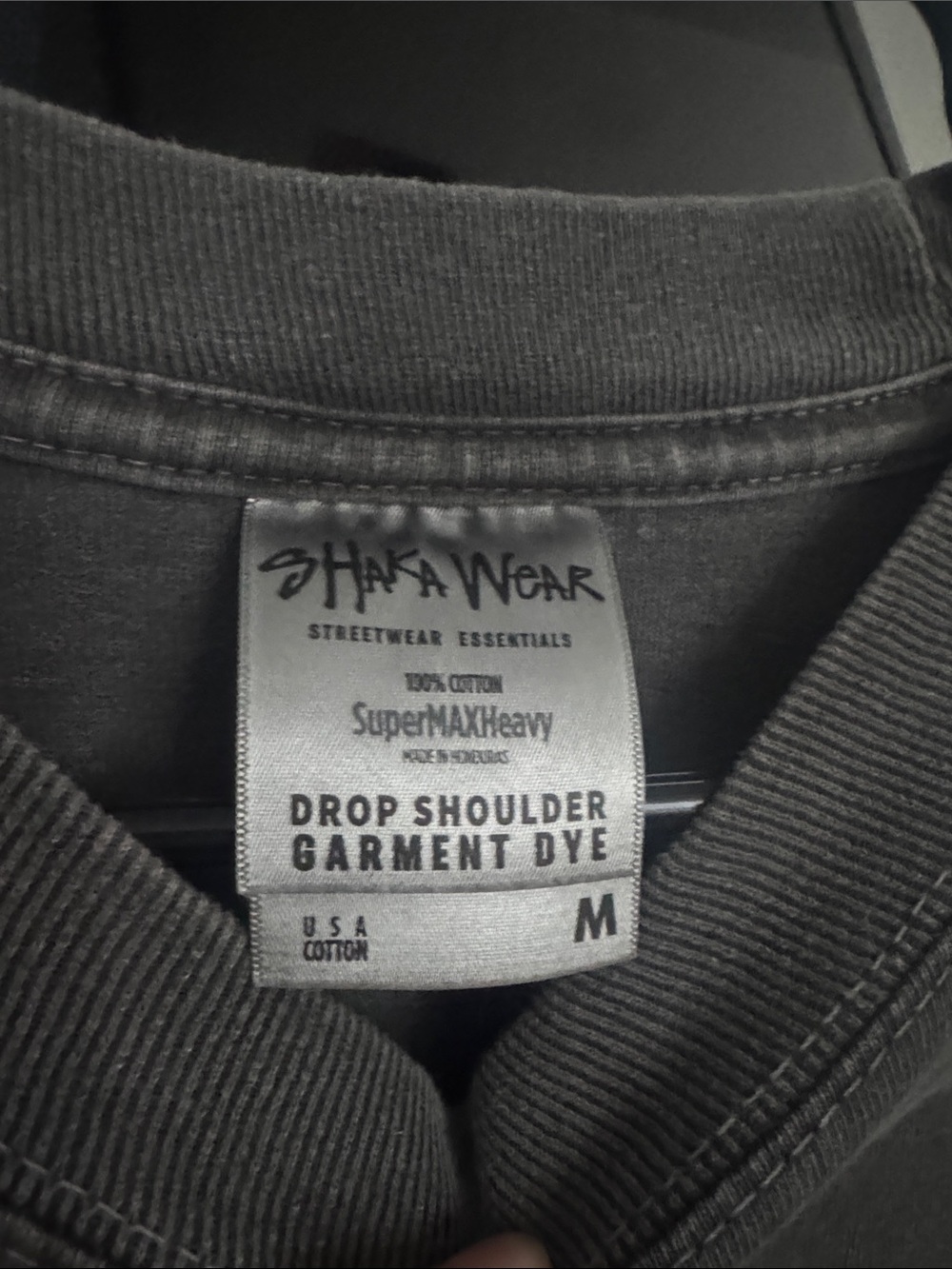 Mens Gray Graphic Tee - "This World Is Temporary" - Picture 3 of 3